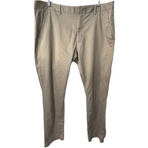 Bonobos Pants Mens 40x34 Tan Thursday Straight Stretch Golf Performance Slim Fit